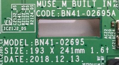KIT DE TARJETAS PARA TV SAMSUNG NUM DE PARTE QN75Q70RAF / MAIN BN94-14259L / BN41-02695A / FUENTE BN44-0098C3 / L75S7NARDY / LED DIVER BN4400991L / L75S7NC_RDY / PANEL CY-TR075FLLV3H / DISPLAY BN96-48172A / MODELOS QN75Q70RAFXZA FA01 / QN75Q7DRAFXZA - Imagen 2